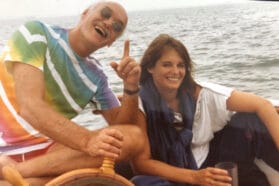Ram Dass and Mirabai Bush