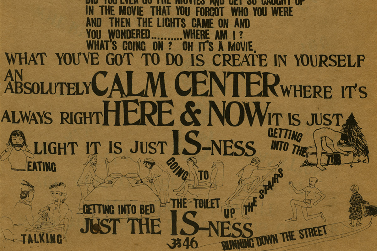Ram Dass on the art of being here now
