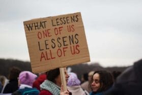 protest sign
