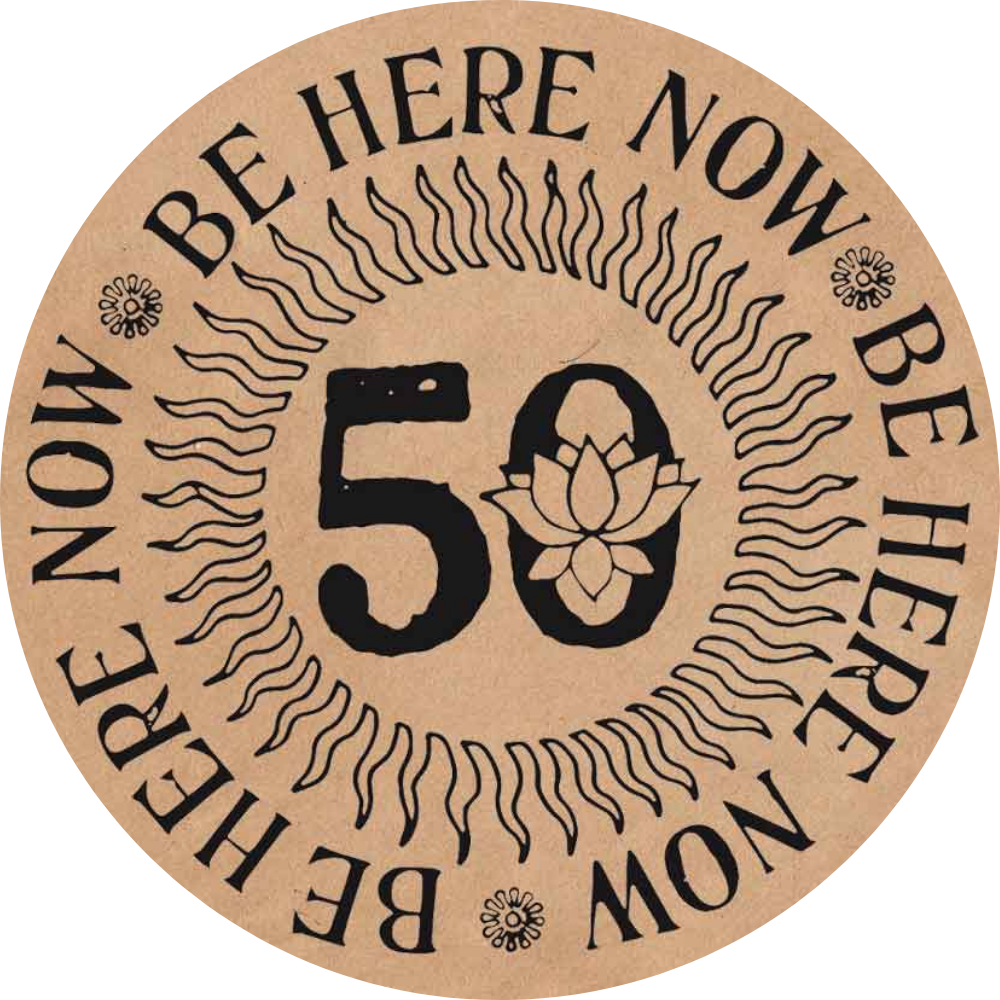 Be Here Now 50th Anniversary Logo